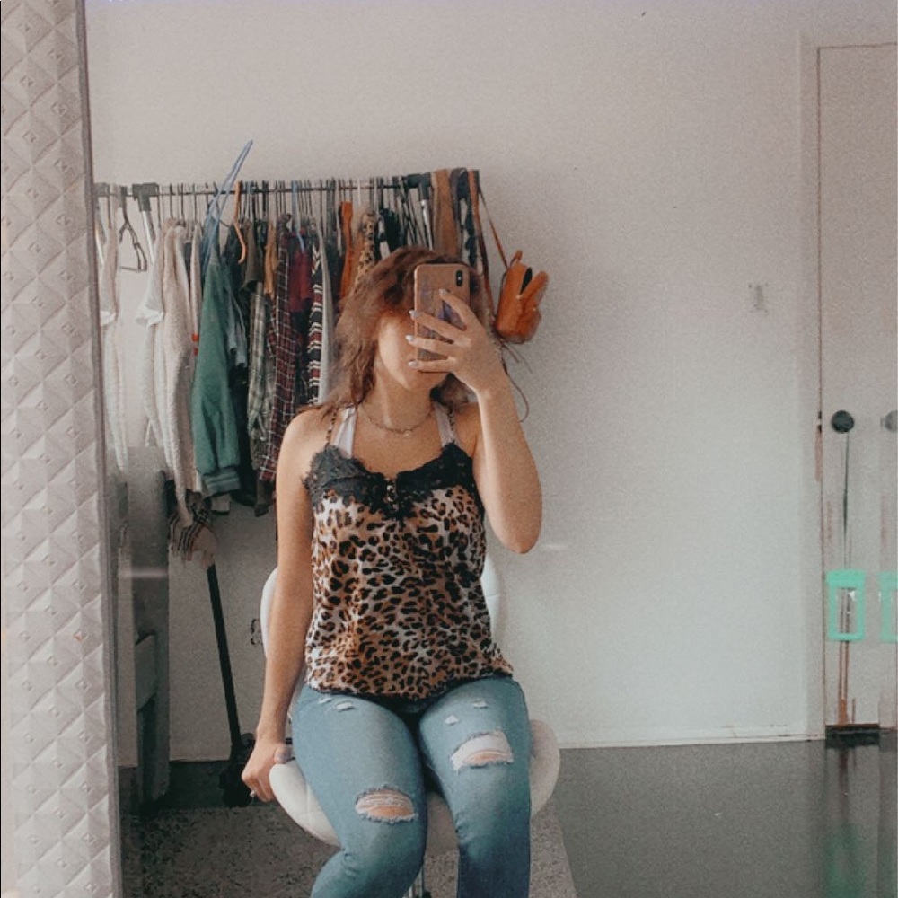 Cheetah print top